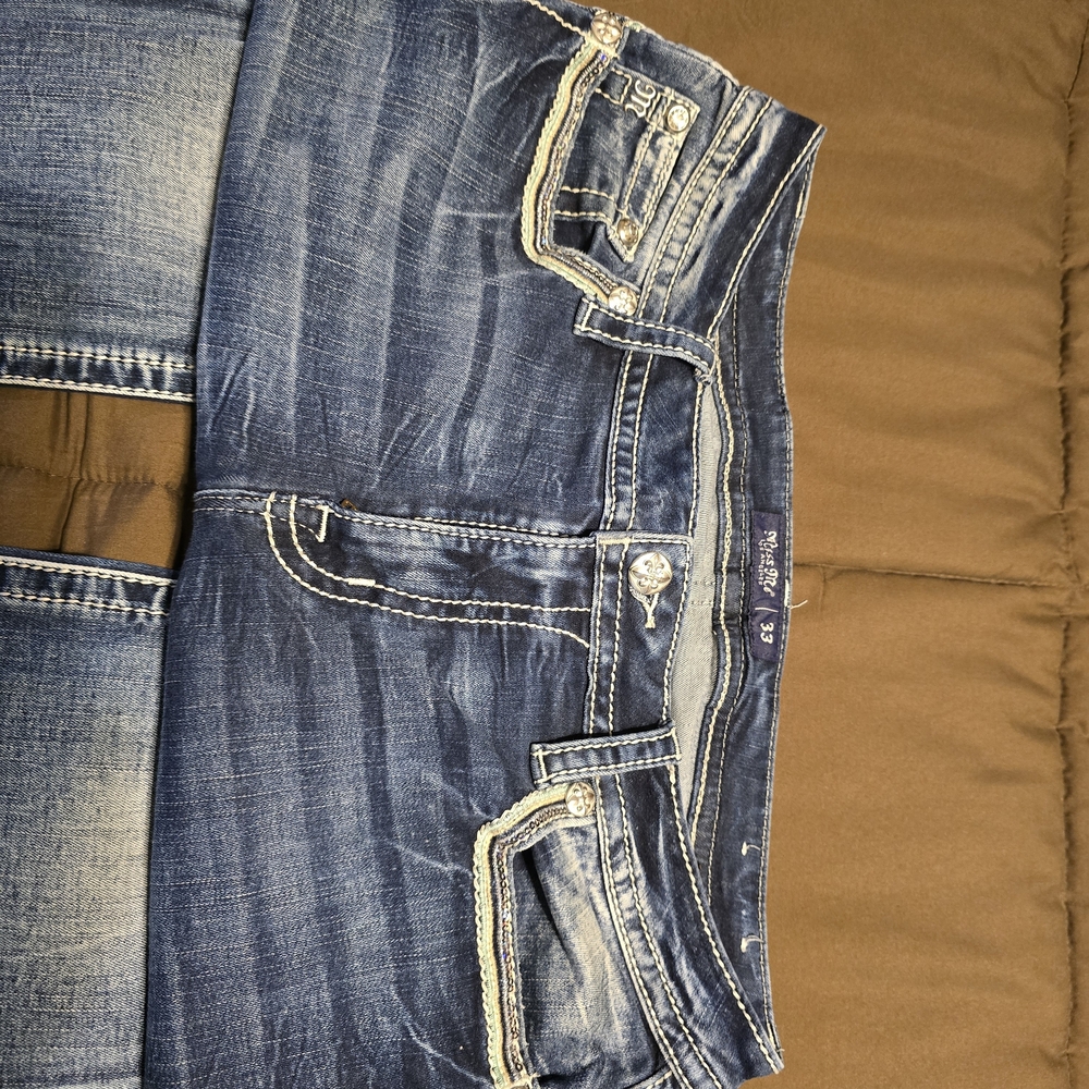 Miss Me Dark Blue Boot Cut Jeans